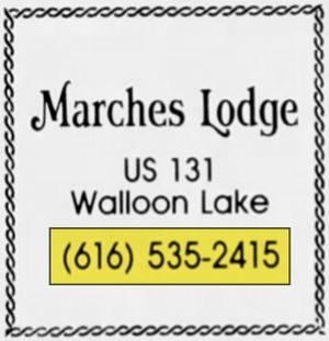 Marches Lodge - Dec 1990 Ad (newer photo)